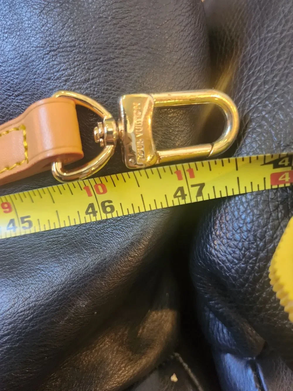 Brown Canvas Monogram Lock It Bucket Crossbody - Picture 15 of 15